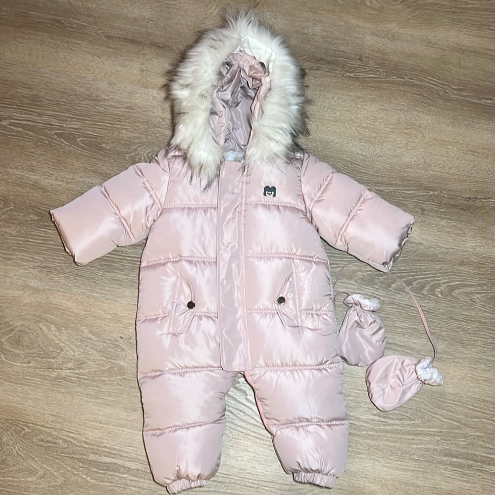 Baby Winter Snowsuit Coat Romper Outwear Hooded